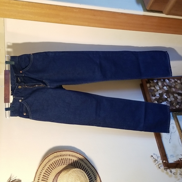 DEADSTOCK Lee Dark Indigo Student Riders 24 - Picture 14 of 14